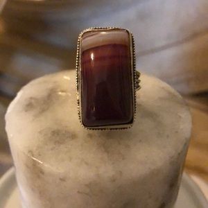 Botswana Agate Ring. Size 9 Discount shipping